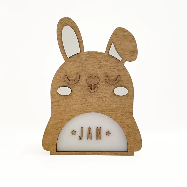 lampe lumineuse lapin personnalisable