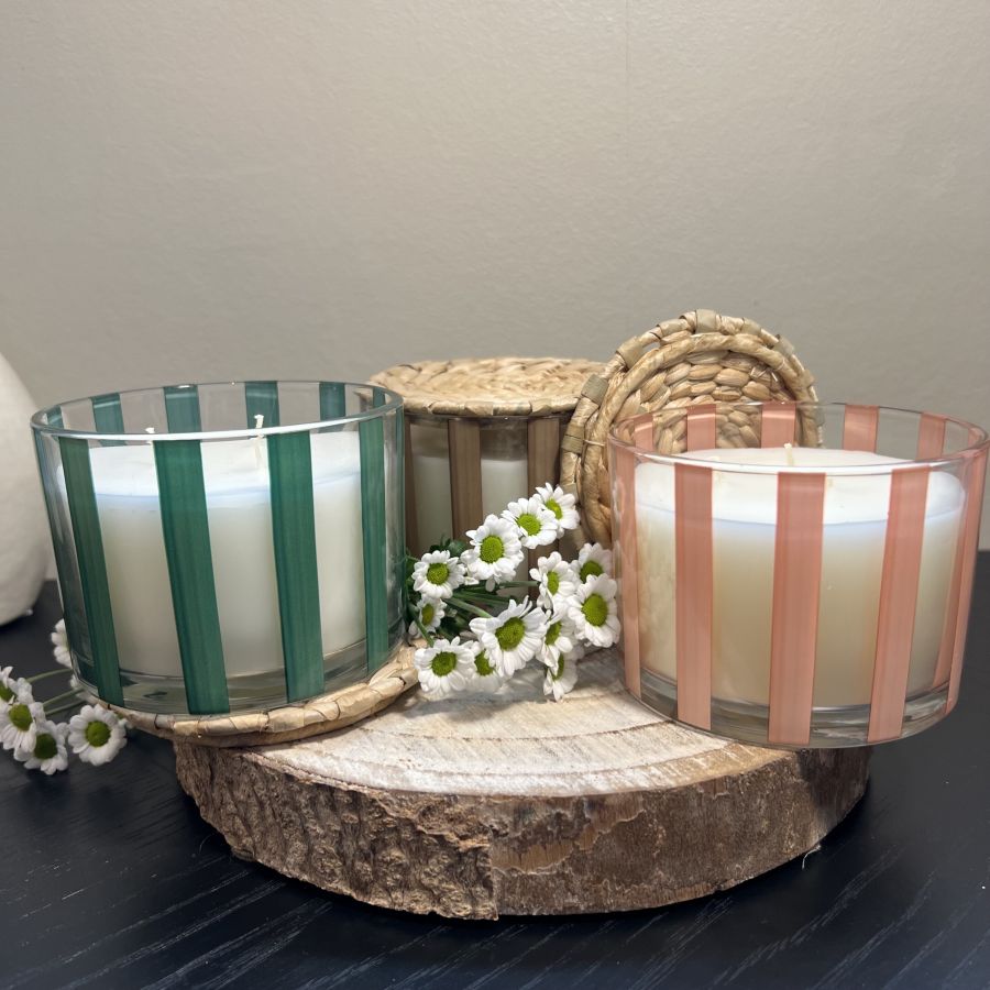 Bougie fresco mise en ambiance