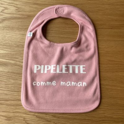 Mise en ambiance bavoir pipelette comme maman