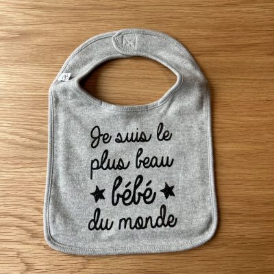 Mise en ambiance bavoir je suis le + beau