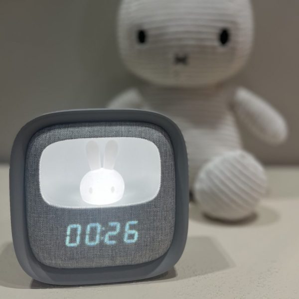reveil miffy gris