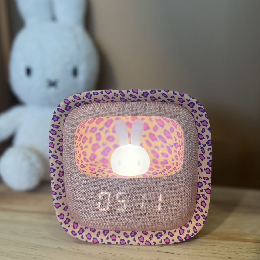 reveil miffy rose leopard