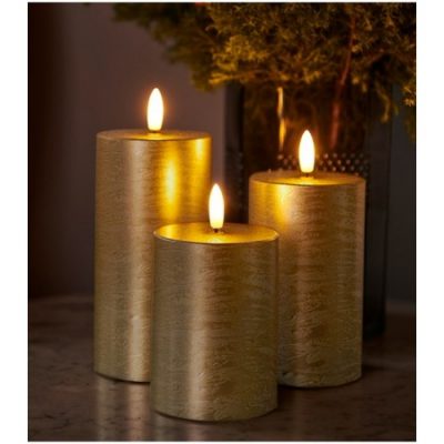 Set de 3 Bougies led sille