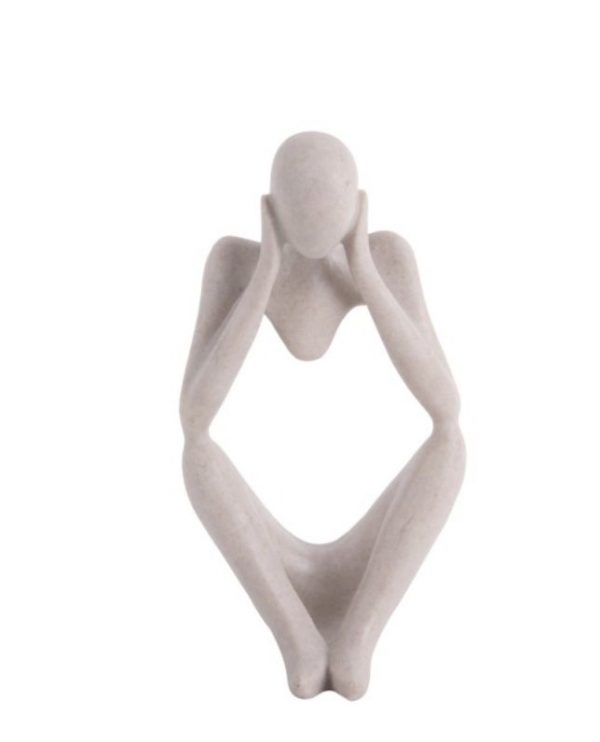 statue dreaming gris clair présent time