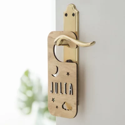 Plaque de porte personnalisable