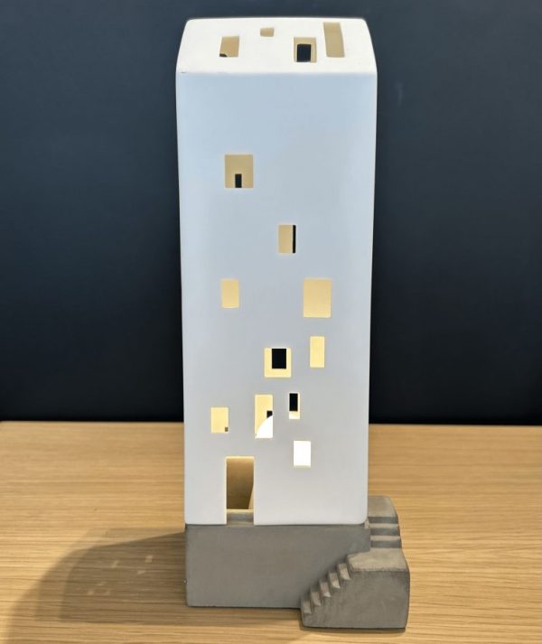 Photophore socle en béton