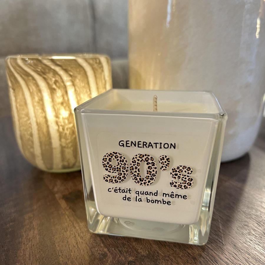 Bougie "Tout est dit" 90's