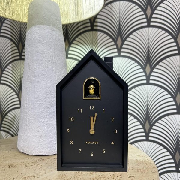 Réveil Cuckoo Noir