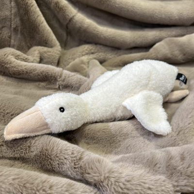 Peluche Oie Liva Beige