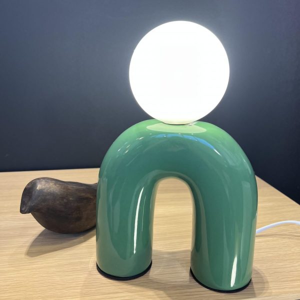 Lampe Pop "U" verte