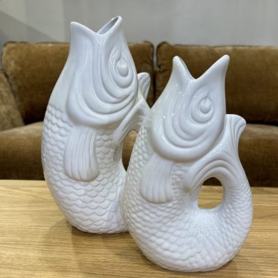 carafe poisson blanc