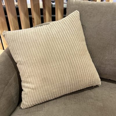 Coussin Velours Beige