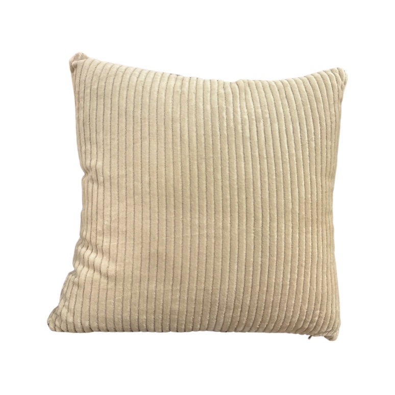 Coussin Velours Beige – Image 3