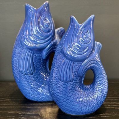 carafe poisson bleu