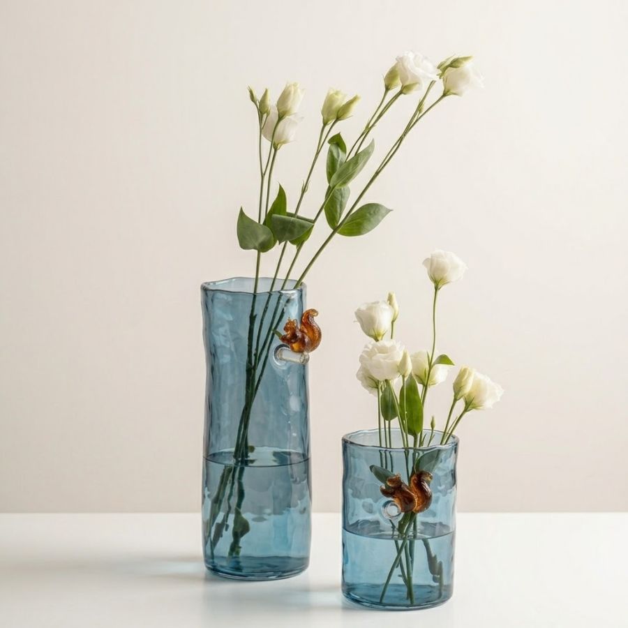 Vases Écureuil sur une branche