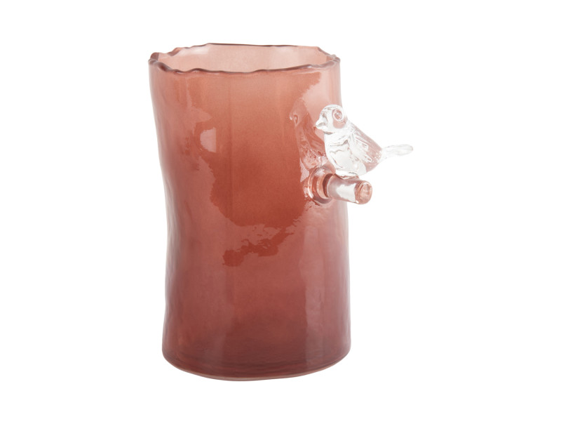 Vase Oiseau sur branche H15CM